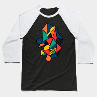 Abstract art Modern geometric art Baseball T-Shirt